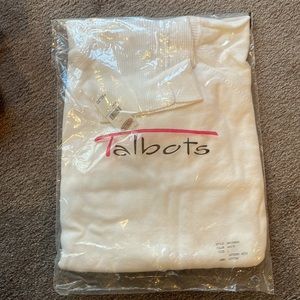 LARGE LONG SLEEVE COTTON TURTLENECK FROM TALBOTS. $30